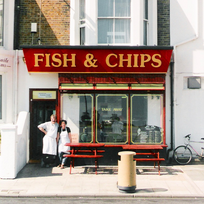 Carlo & Luisa - founders of the fish and chips shop